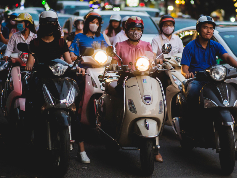 En scooter à Ho Chi minh (3)